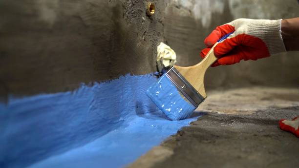 Large-scale Interior Drainage System work completed in Birmingham, MI by SJ Waterproofing Pros